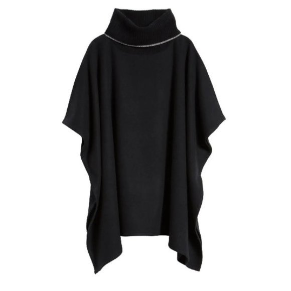 Halogen Turtleneck Poncho - Picture 4 of 9